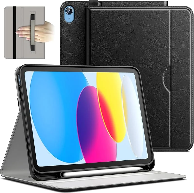 JETech Business Fodral för iPad (A16) 11:e, 10:e Gen., Svart — Mobil och surfplatta