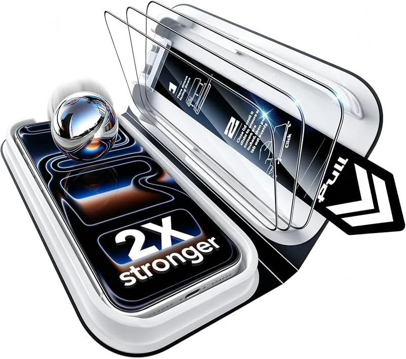 ESR 3 stycken glasfilm för iPhone 18 Pro Max, 17 Pro Max, Classic — Mobil och surfplatta