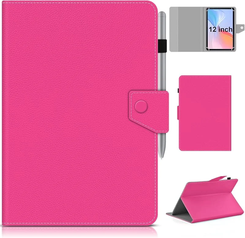 KATUMO Universal Fodral för Surfplatta 12–12, 7 tum, Skal för, DOOGEE T20 Ultra, Blackview MEGA 2, TECLAST T60 Plus, OUKITEL OT5S 12 tums, Lenovo Idea Tab Pro, Lenovo Tab P12 12.7 tum — Mobil och surfplatta