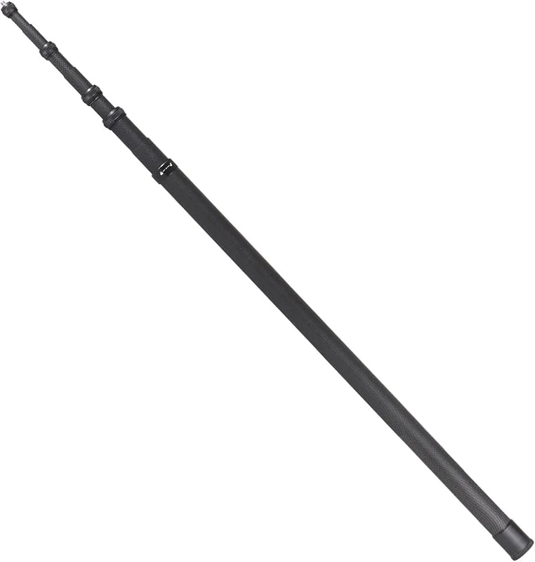 Andoer 500 cm osynlig selfiepinne, utskjutbar selfiepinne, kolfiberstativ, kamerahållare med 1, 4 tums skruvmontering, kompatibel med GoPro, Insta360 X2, X3, X4 och andra kameror — Mobil och surfplatta
