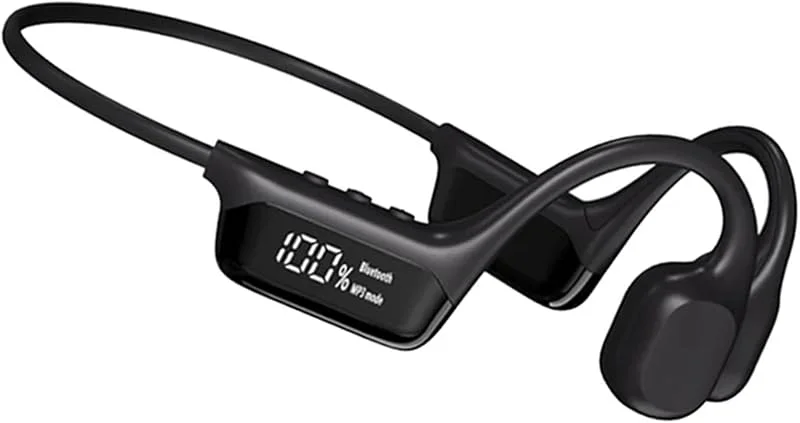 IPX8 Vattentät benledning Trådlös Headphone Bluetooth 5.4+32GB RAM MP3-spelare HIFI Music Sport Swimming Headset med mikrofon — Hörlurar och ljud