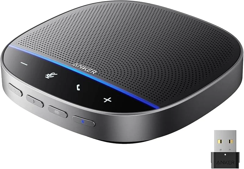 Anker PowerConf S500 högtalartelefon med Zoom-certifieringar, USB-C-konferenshögtalare, Bluetooth-högtalartelefon för konferensrum, konferensmikrofon med premium röstupptagning — Hörlurar och ljud