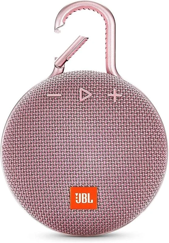 JBL Clip 3 Bluetooth-högtalare i rosa – vattentät, bärbar musikbox med praktisk karbinhake – upp till 10 timmars trådlös musikströmning — Hörlurar och ljud