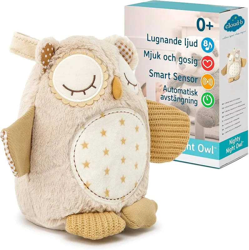Cloud B Nighty Night Owl Smart Sensor nattlampa — Smart belysning