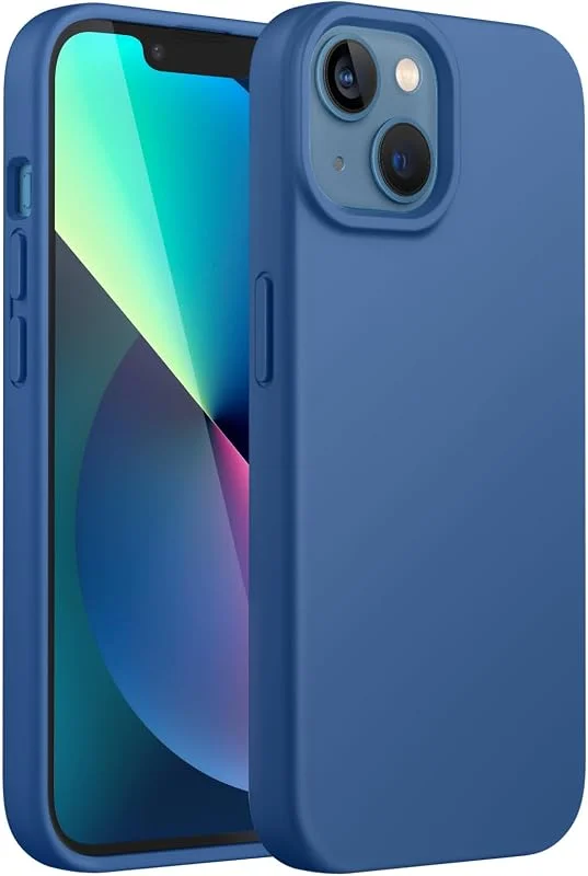 JETech Silikonskal för iPhone 13, Isblå — Mobil och surfplatta