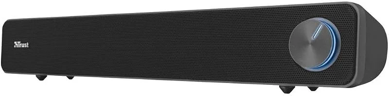 Trust Arys Soundbar med fin Design och 12 Watt (6 W RMS) uteffekt för Dator - Svart — Hörlurar och ljud