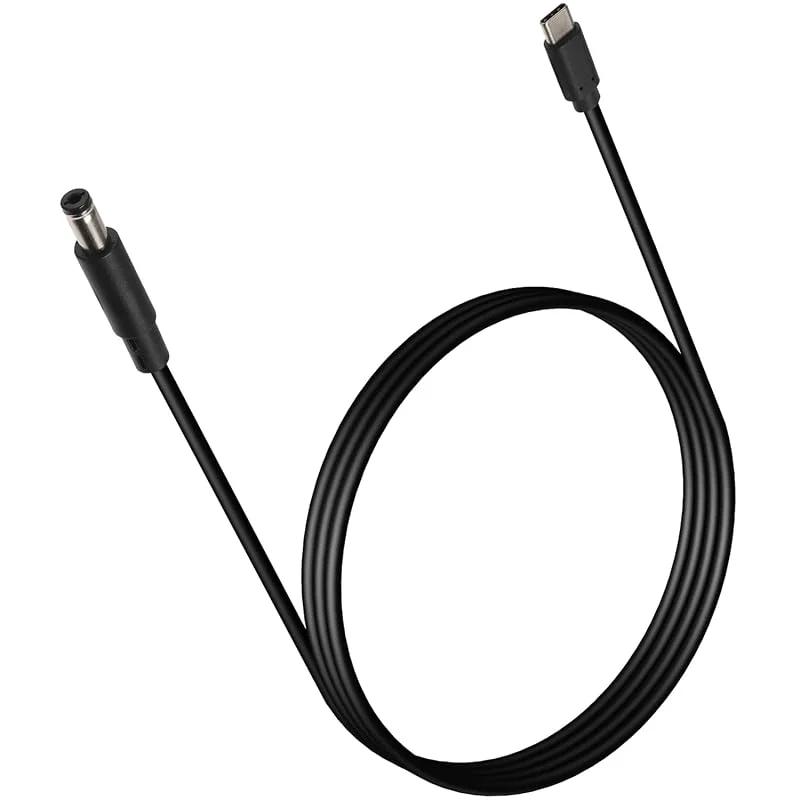 Greluma 1 Styck 1 m USB C till DC 5, 5 mm x 2, 1 mm strömladdningssladd för bärbar dator (5521), 20V USB Typ C haningång till DC 5, 5 x 2, 1 mm strömladdningskabel för hane upp till 100W — Mobil och surfplatta