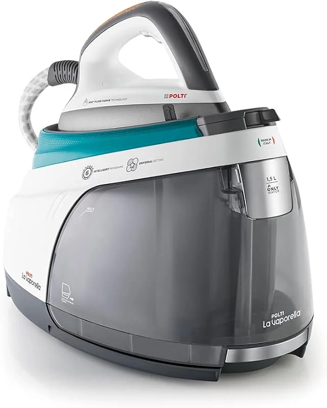 Polti La Vaporella XT100C Ångstrykjärn med panna, 7, 5 bar, Inget underhåll, obegränsad autonomi, ångpuls 500 g, 6 förinställda program — Hushållselektronik