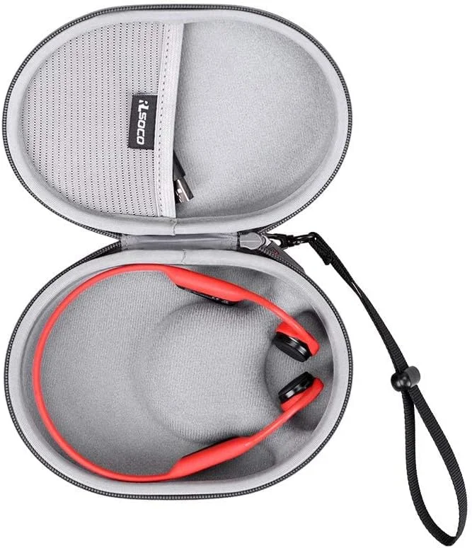 RLSOCO hårt fodral för Shokz OpenRun, Mini OpenRun, OpenMove, OpenSwim, OpenRun Pro 2 & per Aftershokz Aeropex, Trekz Titanium Bone Conduction Bluetooth-hörlurar (Endast Fodral) — Hörlurar och ljud